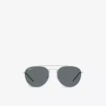 RB3589 Солнцезащитные очки Phantos в металлической оправе Ray-Ban, серебряный