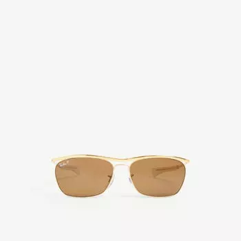 Rb3619 солнцезащитные очки olympian в прямоугольной оправе Ray-Ban, желтый