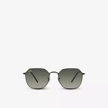 RB3694 Солнцезащитные очки Jim в металлической шестиугольной оправе Ray-Ban, черный