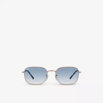 RB3706 Солнцезащитные очки Chromance в металлической квадратной оправе Ray-Ban, желтый