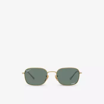 RB3706 солнцезащитные очки в металлической оправе-подушке Ray-Ban, желтый