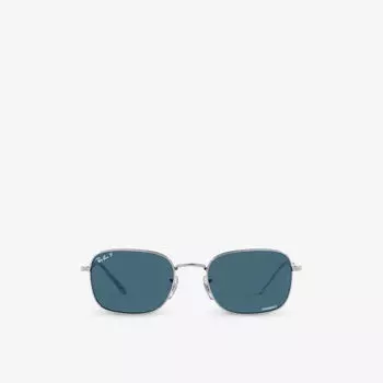 RB3706 солнцезащитные очки в металлической оправе-подушке Ray-Ban, серебряный