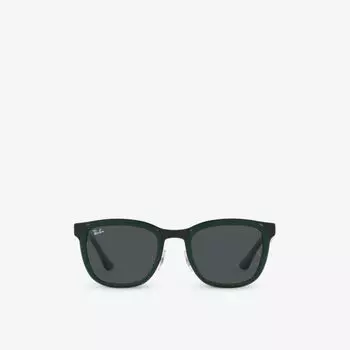 RB3709 Солнцезащитные очки Clyde в металлической квадратной оправе Ray-Ban, черный
