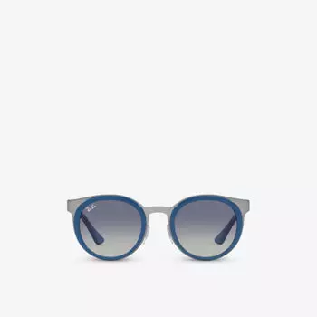 RB3710 Солнцезащитные очки Bonnie в металлической круглой оправе Ray-Ban, синий