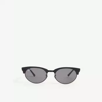 Rb3946 52 солнцезащитные очки clubmaster в овальной оправе Ray-Ban, черный