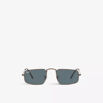 RB3957 Julie солнцезащитные очки в металлической прямоугольной оправе Ray-Ban, желтый