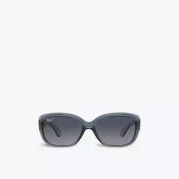 RB4101 Солнцезащитные очки Jackie OHH в ацетатной оправе-бабочке Ray-Ban, синий