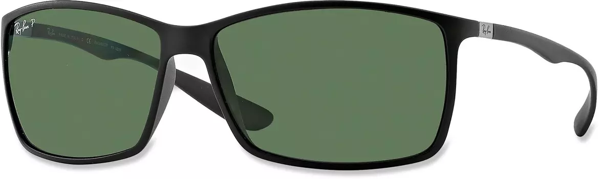 RB4179 Поляризованные солнцезащитные очки - полярно-зеленые Ray-Ban, черный