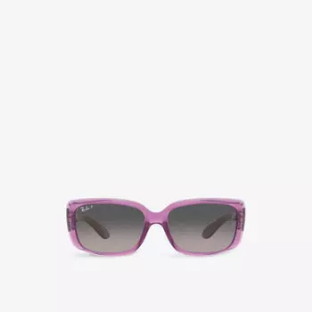 RB4389 солнцезащитные очки в черепаховой оправе с пропионатом Ray-Ban, фиолетовый