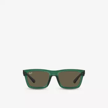 RB4396 Солнцезащитные очки Warren в прямоугольной оправе из ацетата ацетата Ray-Ban, зеленый