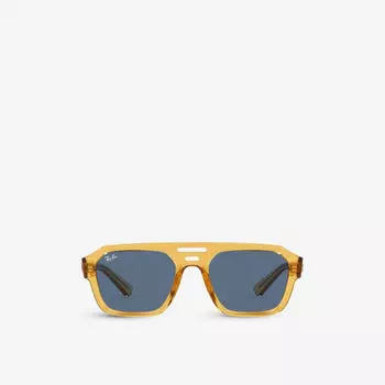 RB4397 Солнцезащитные очки Corrigan в прямоугольной оправе из ацетата ацетата Ray-Ban, желтый