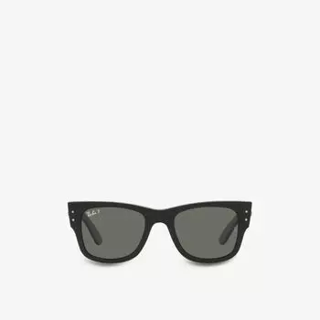 RB4416 Новые солнцезащитные очки Clubmaster в неправильной оправе из пропионата Ray-Ban, черный