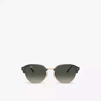 RB4429 солнцезащитные очки неправильной оправы с кристаллами Ray-Ban, серый