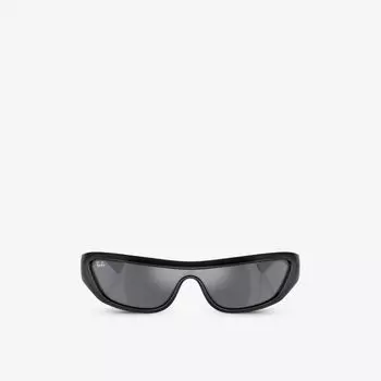 Rb4431 xan солнцезащитные очки из ацетата неправильной оправы Ray-Ban, черный