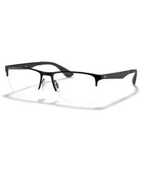 RB6335 Унисекс прямоугольные очки Ray-Ban, черный