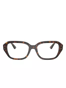 RB7258 большие очки в черепаховой оправе Ray-Ban, коричневый