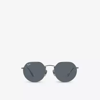 Rb8165 jack солнцезащитные очки из титана Ray-Ban, серый