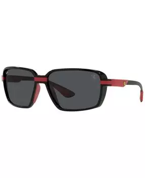 RB8360M Солнцезащитные очки унисекс Scuderia Ferrari Collection 62 Ray-Ban, черный