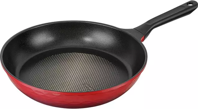RB-2128 Легкая большая сковорода, 11,8 дюймов (30 см), для газового огня, не содержит ПФОК, обработана фторсодержащей смолой WAHEI FREIZ, Red