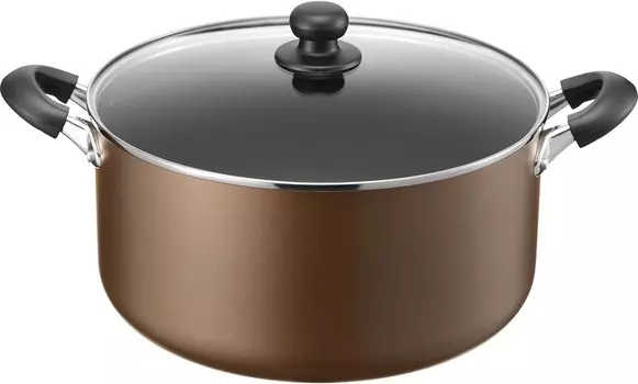 RB-2506 Большая кастрюля, 11,8 дюймов (30 см), большое количество, кулинария, одэн, карри, тушеное мясо, фтор, устойчивость к пятнам, открытый огонь, IH WAHEI FREIZ, Brown (French Toast 19-1012Tcx)