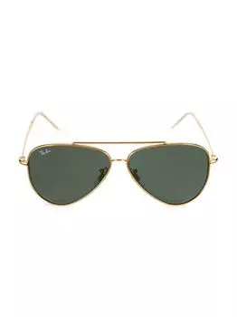 RBR0101S 59MM Перевернутые солнцезащитные очки-авиаторы Ray-Ban