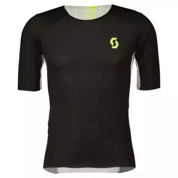 RC RUN ULTRA SS Scott Мужская беговая футболка, черный/белый