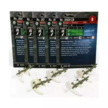 Ре. 2001 КБ (К) x5, Axis & Allies - Collectible Miniatures Game - War at Sea - Flank Speed Singles