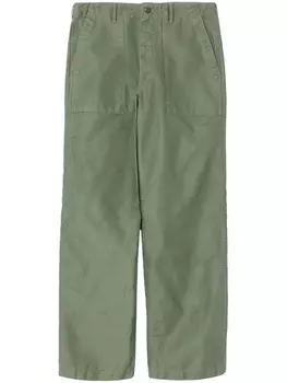 RE/DONE брюки свободного кроя, зеленый