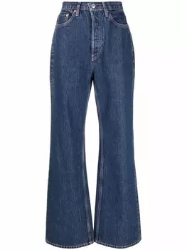 RE/DONE джинсы bootcut с завышенной талией, синий
