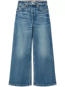 RE/DONE джинсы с высокой посадкой и широкими штанинами, синий