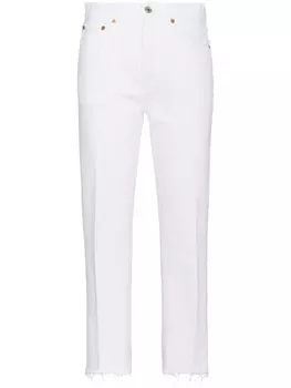 RE/DONE джинсы Stove Pipe, белый