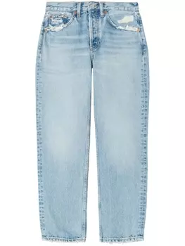 RE/DONE джинсы Stove Pipe из винтажного денима, синий