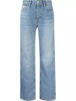 RE/DONE джинсы свободного кроя с завышенной талией, синий