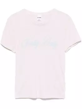 RE/DONE футболка 90s Baby Holly Dolly, розовый