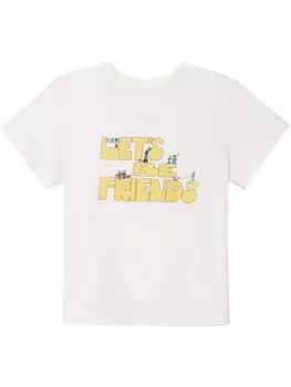 RE/DONE футболка из хлопка с графическим принтом, белый