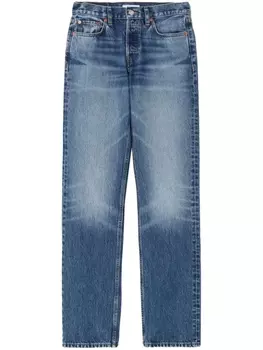 RE/DONE прямые джинсы Easy, синий