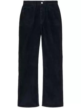 RE/DONE расклешенные вельветовые брюки, синий