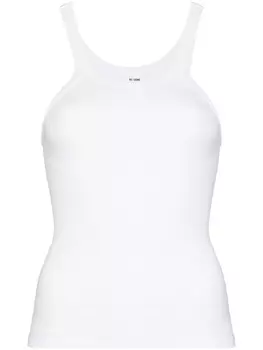 RE/DONE топ в рубчик, белый