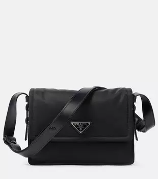 Re-Nylon Маленькая мягкая плечевая сумка Prada
