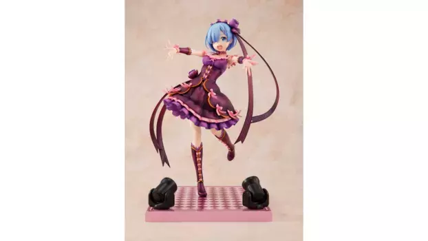 Re Zero Начало жизни в другом мире Статуя из ПВХ 1/7, день рождения Рема, 2021 г, версия 24 см
