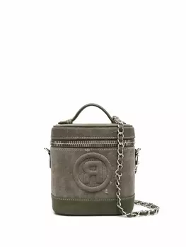 Readymade несессер с вышитым логотипом, зеленый