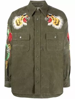 Readymade рубашка Ska с вышивкой, зеленый