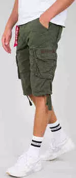 Реактивные шорты Alpha Industries, темно-зеленый