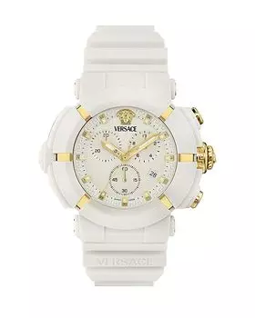 Real Active Chronograph Watch, 45mm Versace, белый