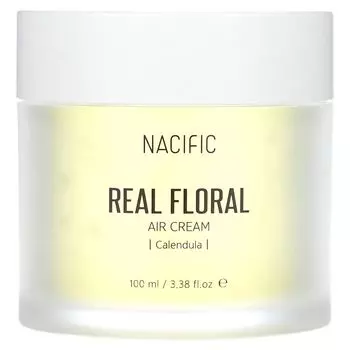 Real Floral, Воздушный крем, календула, 3,38 жидк. унции (100 мл) Nacific