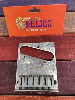 Real Life Relics Fender Aged Am STD Telecaster Бридж с регулируемыми седлами 0990807100