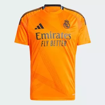 Реал Мадрид Килиан Мбаппе 24/25 Гостевая майка Adidas, цвет Crew Orange/Soccr-Rms-S2r/Soccr-Rms-S2r