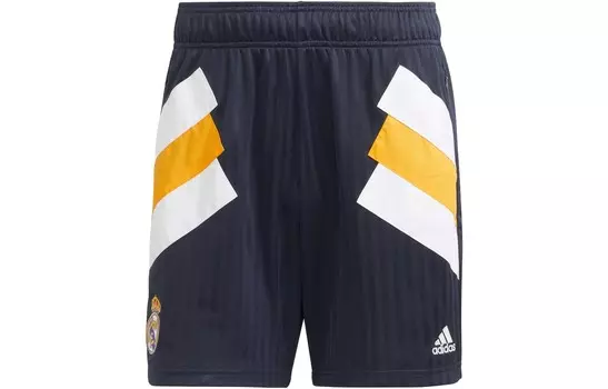 Real Madrid повседневные шорты мужские ночные темно-синие Adidas, темно-синий