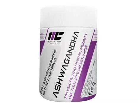 Real Pharm, Биологически активная добавка, Muscle Care Ashwagandha, 90 таблеток