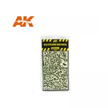 Реалистичный Темно-Зеленый Мох, Vegetation - Tufts (AK-Interactive)